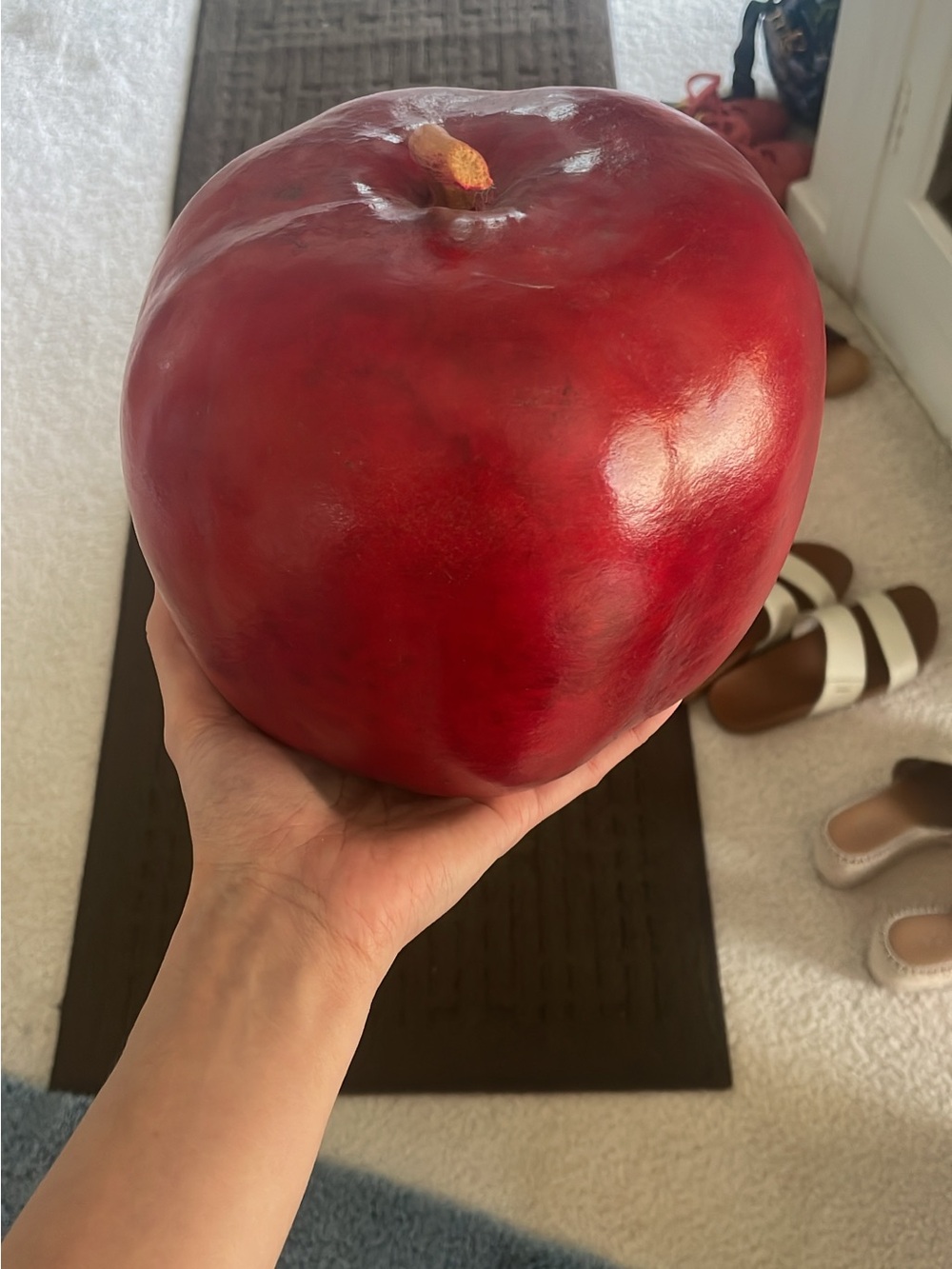 Decorative Gourd- Red Apple